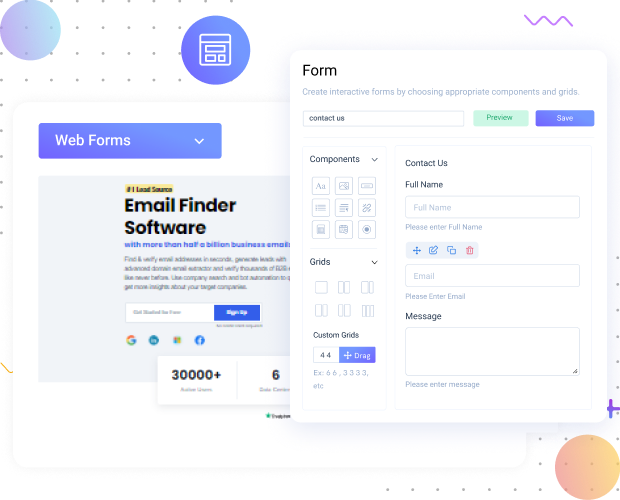 Feature Rich Web Forms